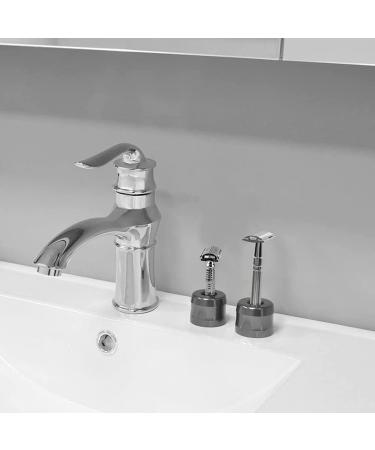 Lurrose Razor Holder for Men - Aluminum Alloy Manual Razor Rack & Brush Holder - Durable Safety Razor Stand - 4.3x4.3cm Silver - Buy Online on GoSupps.com