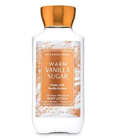 Bath & Body Works Warm Vanilla Sugar Body Lotion 8oz - Shea and Vitamin E, Moisturizing Skin Care - Buy Online on GoSupps.com