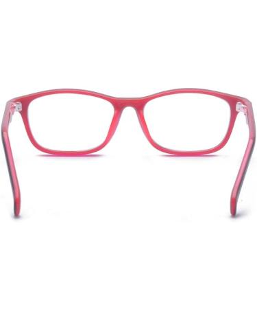 ALWAYSUV Blue Light Blocking Glasses for Kids & Teens - Square Red Frames | Anti Blue Ray Computer Gaming Glasses - Buy Online on GoSupps.com