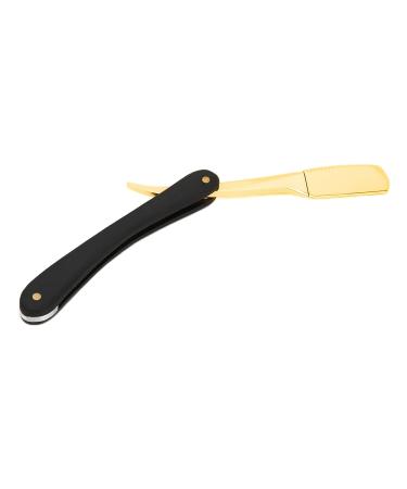 Premium Gold Folding Straight Edge Razor for Men | Close Shave Manual Barber Razor - International Shipping Available - Buy Online on GoSupps.com