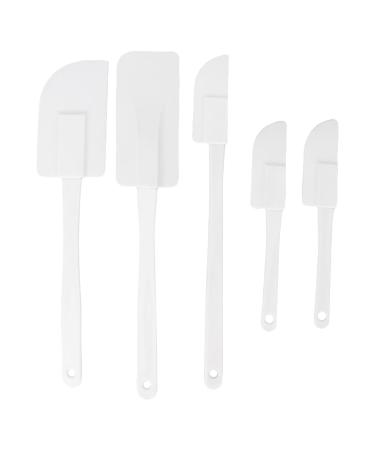 Moum routes 5-part wax spatula set silicone reusable wax stirrer applicator multifunctional chopsticks for the home salon set heat resistant non-stick-coated body hair removal G