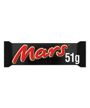 London Grocery Mars chocolate bar 51g x Box of 48