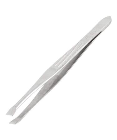 Pulabo metal slanted tip vertical strip makeup eyebrows tweezers tool professional tweezers made of stainless steel inexpensive and durable portable