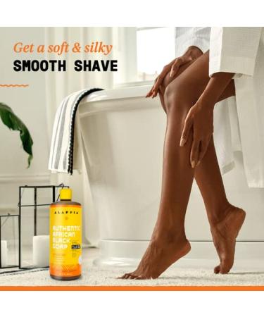 Alaffia Skin Care African Black Soap - 32 Fl Oz All-in-One Liquid Soap for Face, Body, Hair, and Shaving - Shea Butter Moisturizing Formula for Sensitive Skin - Unscented - Buy Online on GoSupps.com