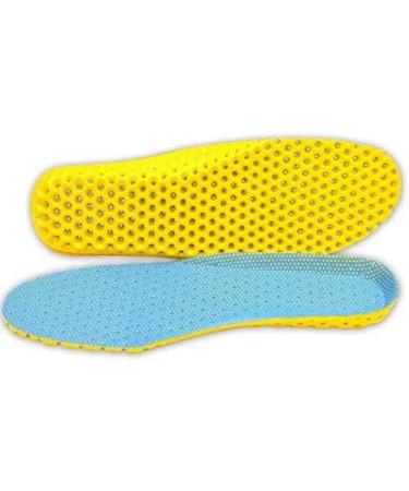 PULABO Shoe Pads - Sports Insoles Women Men Shoes Pad Silicone Damping Soft Insoles Breathable Absorb Sweat Mountaineer Shoe Inserts - Blue Popular