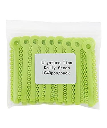 Orthodontic Ligature Ties Dental O-Ring Elastics 2080pcs (Yellow + Kelly Green) - Buy Online on GoSupps.com