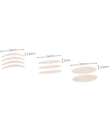 FOMIYES 3 Sets Double Eyelid Sticker Eyelid Tape for Lids Design Eyelid Strips Eyelid Lifter Strips Double Eyelid Makeup Kit Eye Lids Strips Cosmetic Pink Double Eyelid Fiber Eye Patch - Buy Online on GoSupps.com