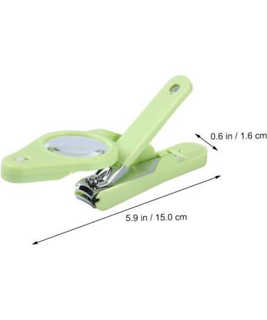FRCOLOR 1pc Nail Clippers Puppy Nail Nail Clipper with Magnifier Fingernails Clippers Cuticle Clippers Pet Claw Clippers Pet Nail Clipper Cat Claw Man Scissors Stainless Steel Large 15*4.5*1.6cm Green - Buy Online on GoSupps.com