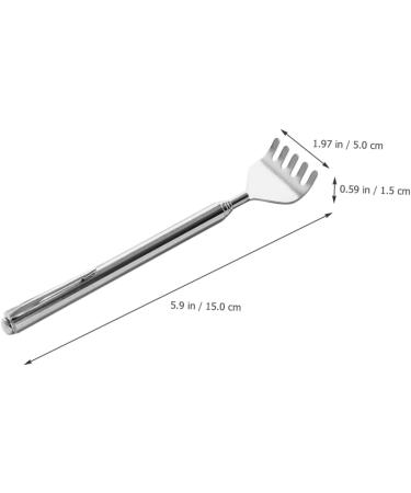 Frcolor 6-St Telescopic Back Massage Rake Stainless Steel Scratch Tool for Itching Relief | Adjustable Back Scratcher for International Shipping - Buy Online on GoSupps.com