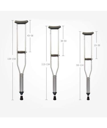 Crutches for Adults Underarm Underarm Crutches for Adjustable Adjustable Crutches Lightweight and Foldable Multi- Function Telescopic Walking Stick for Adults and Teenager Great for Travel or Work A Small - Buy Online on GoSupps.com