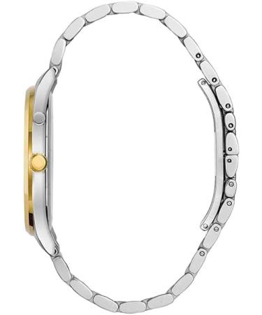 RUNCAR Elegant Bi-Color Ladies Analog Voice English Talking Watch for Elderly & Visually Impaired - Time, Date & Alarm Announcement - Style 2 - Buy Online on GoSupps.com