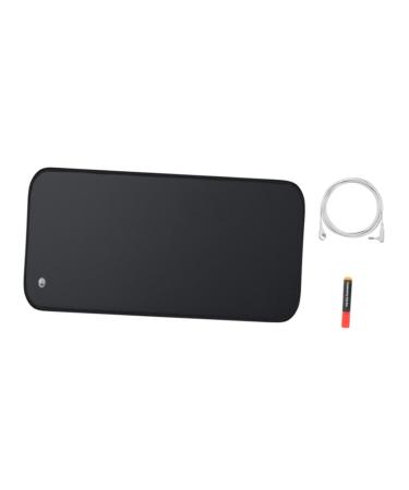 Tapis de sol conducteur pour matelas et couverture de lit : profitez des bienfaits la mise la terre tout moment. Utilisation pratique l ger et doux Noir 68x135cm 68x135cm Noir