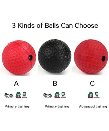 Acici Boxing Reflex Ball Set- 3 Difficulty Levels, Headband Included- Boxing Equipment for Kids & Adults - Buy Online on GoSupps.com
