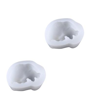 2pcs Mold Resin Epoxy Chocolate Epoxy Resin Baking Tool Animal Silica Gel Dog Candy 10.8X8.5X5CMx2pcs