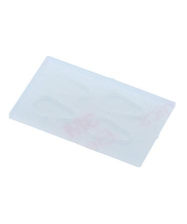 Silicone nose pads/glasses pads/nose cushions for gluing - self-adhesive in various sizes (4x 10mm)