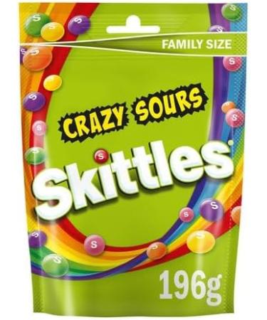 4x Skittles Fruit Flavoured Sharing Pouch - Wild Berry 136g Fruits Giants 132g Crazy Sours 136g Tropical 136g by Experts Supplies - Buy Online on GoSupps.com