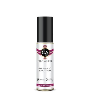 CA Perfume Club Impression of The B. Shop Black Musk For Women & Men Replica Fragrance Body Oil Dupes Alcohol-Free Essential Aromatherapy Sample Travel Size Long Lasting Attar Roll-On 0.3 Fl Oz/10ml