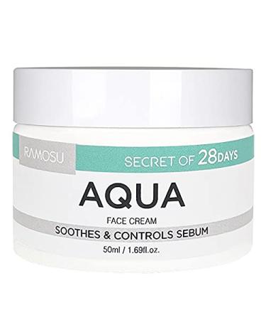 secret of 28days Aqua Face Cream 50ml / Soothes & Controles Sebum