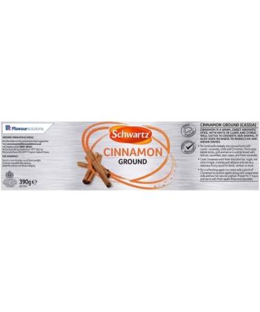 Schwartz Ground Cinnamon 390g - Buy Online on GoSupps.com