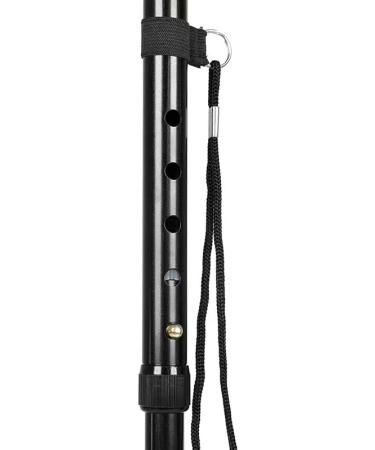Folding Cane with LED Light - Adjustable Walking Stick for Men and Women - Elderly Walking Cane with Cushion T Handle and Pivoting Quad Base - Ideal for Hiking and Backpacking - Buy Online on GoSupps.com