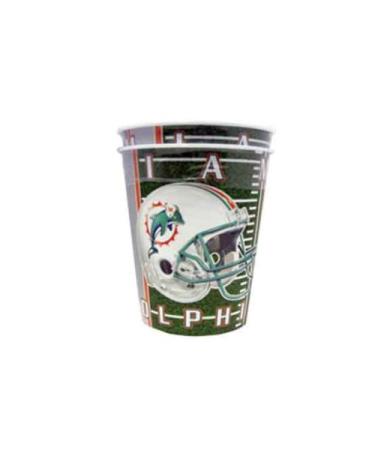 NFL Miami Dolphins Cup, 16-ounce, 2-Pack