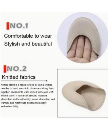 WENDYWU Ballet Shoes Toe Pads - Fabric Toe Protectors for Pointe Shoes & High Heels | 1 Pair Ballet Dance Accessories for Women & Girls - Buy Online on GoSupps.com