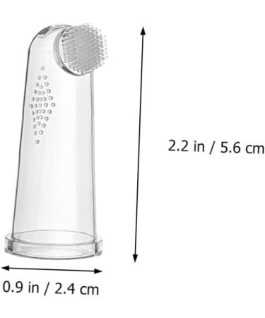 Gatuida Finger Toothbrush Set for Dogs & Kids | Oral Cleaning Finger Brushes with Replaceable Heads - Buy Online on GoSupps.com