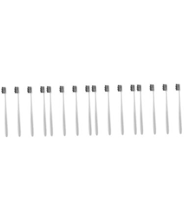 Partykindom 16 pcs soft toothbrush aesthetic toothbrush for children toothbrush travel toothbrush toothbrush with soft bristles for adults soft children's toothbrush fold round tube pp
