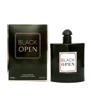 Black Open Perfume for Women (Inspired by Opium) 3.4oz/100ml EDP Long Lasting Natural Spray Black Open 3.04 Fl Oz (Pack of 1)