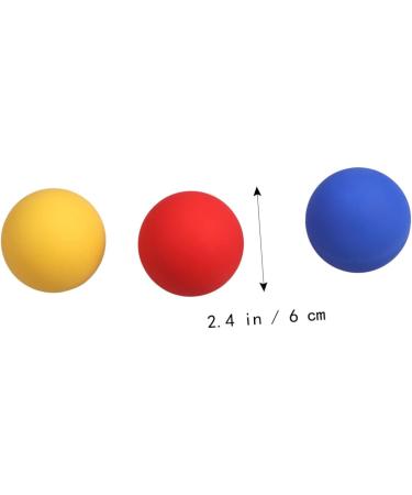 Clispeed Silicone Lacrosse Balls | Professional Massage Balls | 6.2cm Color Sorted | Ideal for Sports & Yoga - Buy Online on GoSupps.com