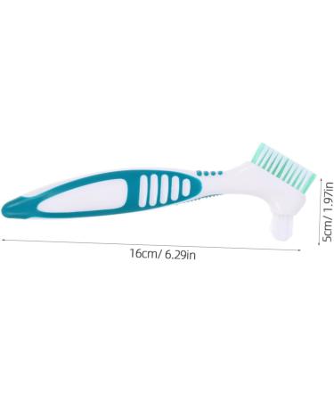 Minkissy 2-Piece Prosthesis Cleaning Brush Set | Travel-Friendly Prosthetic Toothbrush for Effective Cleaning - Buy Online on GoSupps.com