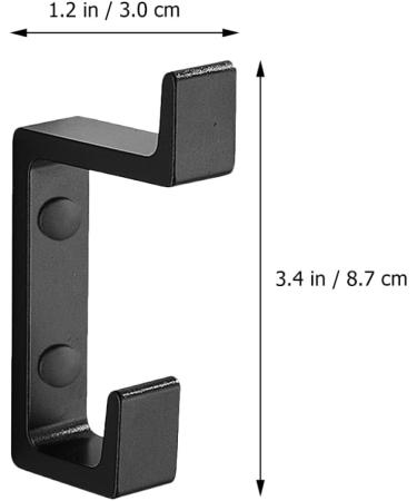 Angoily 2pcs Up and Down Double Hook 2 Double Layer Towel Rack - Buy Online on GoSupps.com