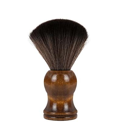 CloverGorge Nylon Shaving Brush Shaving Brush with Wooden Handle Wet Shaving Brush Set for Safety Razor Straight Razor