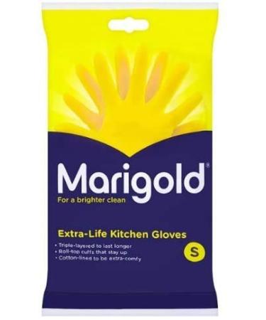 Marigolds 2 x Extra Life kitchen Glove Small 1 x 6 pairs 2 Small 1 x 6 pairs