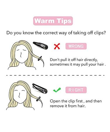 Dofash Snap Hair Clips 5CM/2 IN Metal Grips for Thin Hair - Blonde 12PCS - Buy Online on GoSupps.com