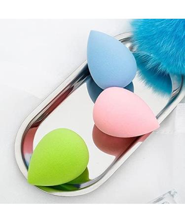 Makeup Sponge Makeup Sponge Concealer Smooth Cosmetic Powder Puff Cut Shape Foundation Water Drop Bevel Make Up Blender Tool Wholesale Makeup Sponge Holder(Light Green) - Buy Online on GoSupps.com