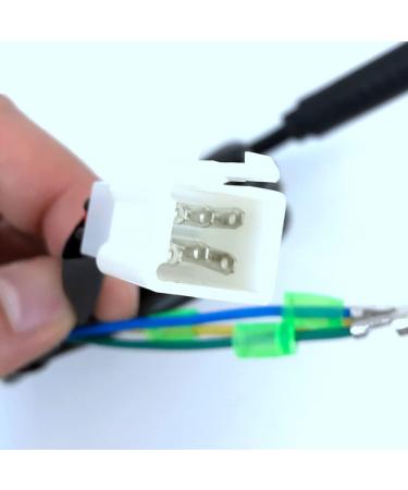 60cm Alliteqwe E-Bike 9Pin Motor Extension Cable - Waterproof Hub Motor Connector, Black - Buy Online on GoSupps.com
