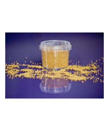 100g Shimmer Gold Edible Non Pareils/Mini Sugar Pearls Balls for Cake Cupca...