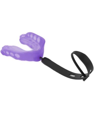 Verdant Touch Sport Mouthguard - Shock Protection for Adults | Flavored Striped Purple Mouthguard for Boxing & Basketball - Buy Online on GoSupps.com