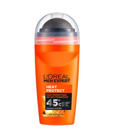 L'Or al Paris Men Expert Deodorant Roll-On - Heat Protect (50ml)