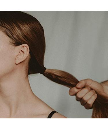 150 Metal-Free & Cotton Hair Ties - Black 2.5cm & 4cm for Women Men & Children | International Shipping - Buy Online on GoSupps.com