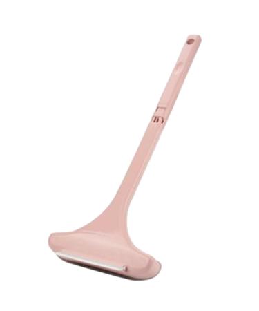 Generic Glass Cleaning Brush Glass Cleaning Scraper Reusable Window Cleaner Tool Wet And Dry Dual-Use Washing Equipment For Countertops Wall Wardrobes Sofa Pink