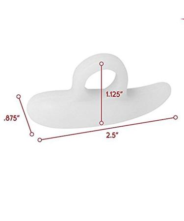 Healifty Toe Spreader & Hammer Toe Cushion Hallux Valgus Finger Brace Splint for Pain Relief | 4 Pairs - Buy Online on GoSupps.com