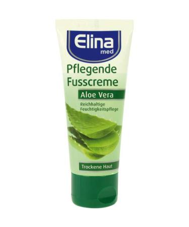 Elina Aloe Vera Foot Cream 75ml - Pack of 4 | Soothing & Moisturizing | International Shipping - Buy Online on GoSupps.com