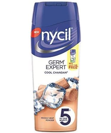 Nycil Cool Chandan Instant Cooling Powder - 150g | Sandalwood Fragrance | Prickly Heat Relief - Buy Online on GoSupps.com