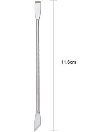 Dual-ended Stainless Steel UV Gel Cuticle Nail Remover Pusher Anti-slip Handle Nail Art Tool - Buy Online on GoSupps.com