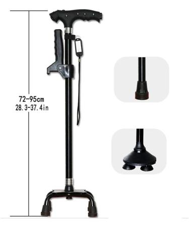 Telescopic Non Slip Crutches Crutches for The Elderly with Lights Lightweight Aluminum Alloy Portable Walking Stick Telescopic Crutches for Arthritis Elderly Seniors & Handicap The New independence - Buy Online on GoSupps.com