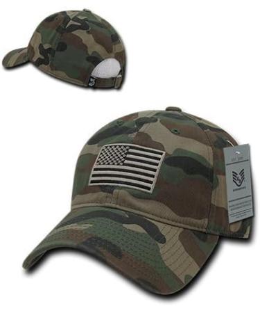 Rapiddominance Tonal Flag Graphic Cap - Woodland | Relaxed Fit - Buy Online on GoSupps.com