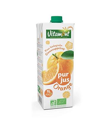 Vitamont - Tetra Pak Pure Organic Orange Juice 1L - Sold per unit