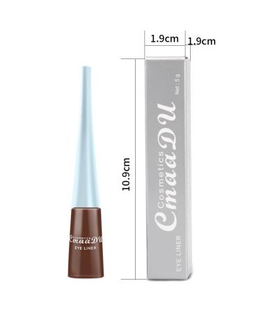 FAEYLI Waterproof Liquid Eyeliner Pen - High Pigment Matte Eye Makeup in Pink, White, Black, Red, Brown, Green, Purple (15) - Buy Online on GoSupps.com